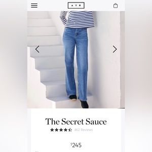 AYR ‘Secret Sauce’ Jeans, Size 26S